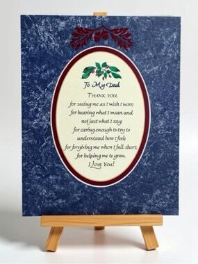Vintage 8x10 Double Matted, Unframed, Fine Art Print Poems. 1970’s new old stock